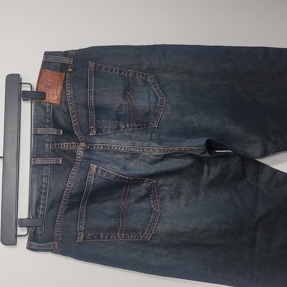 Lucky Brand Dark Blue Relaxed Straight Leg Jeans